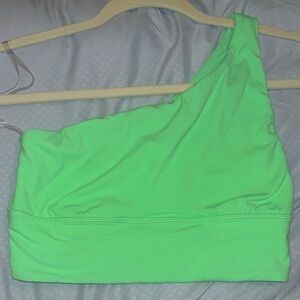 Lululemon Bright Green Activewear Top